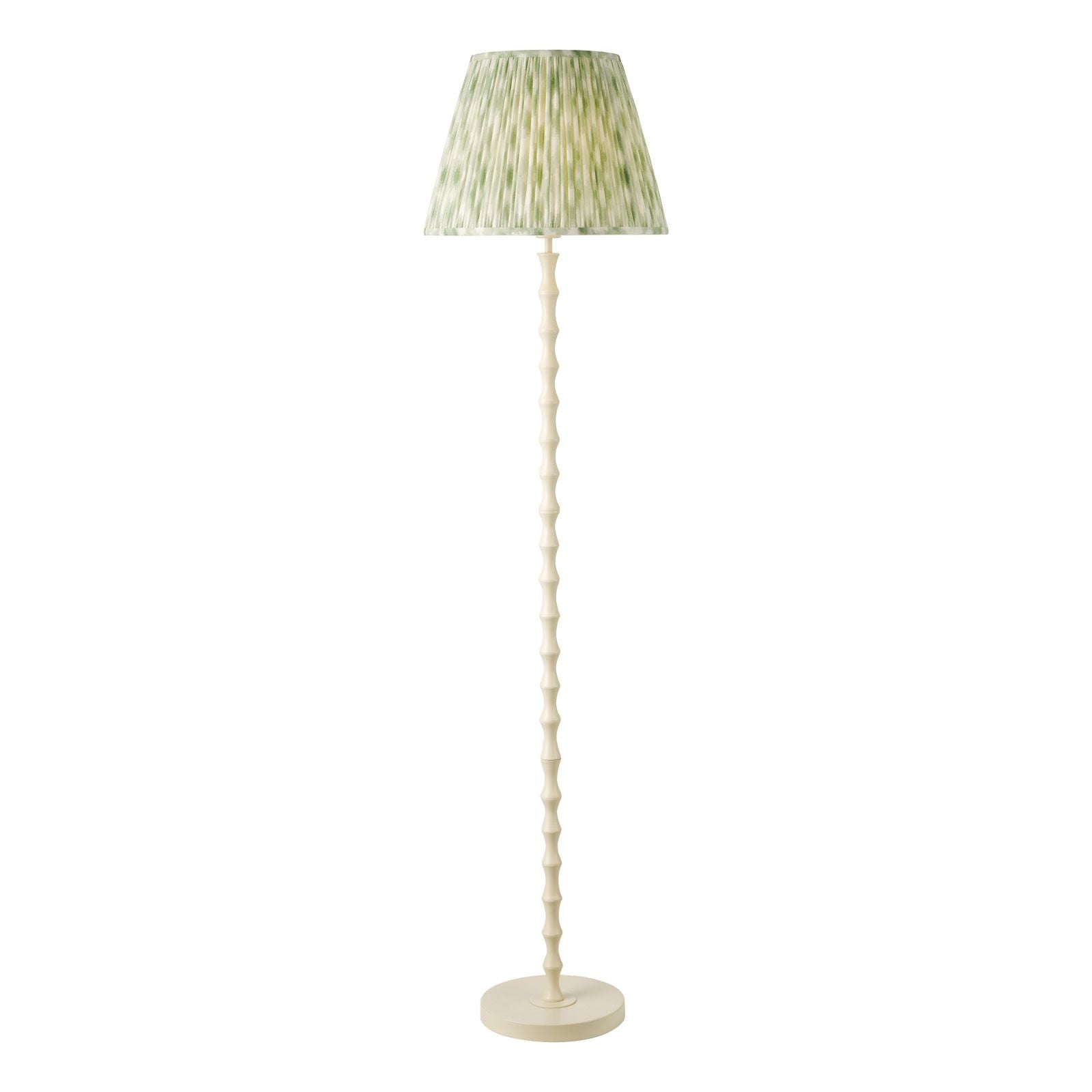 Ikat Green/ Taupe Cotton Empire Shade- Various Sizes