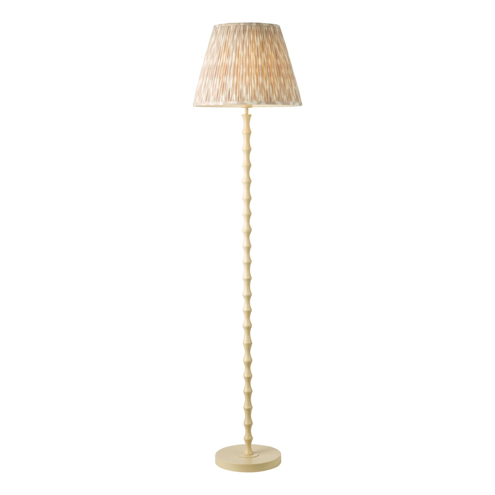 Ikat Green/ Taupe Cotton Empire Shade- Various Sizes