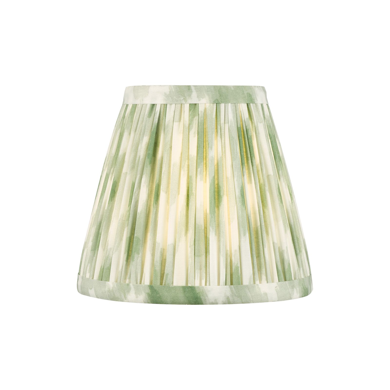 Ikat Green/ Taupe Cotton Empire Shade- Various Sizes