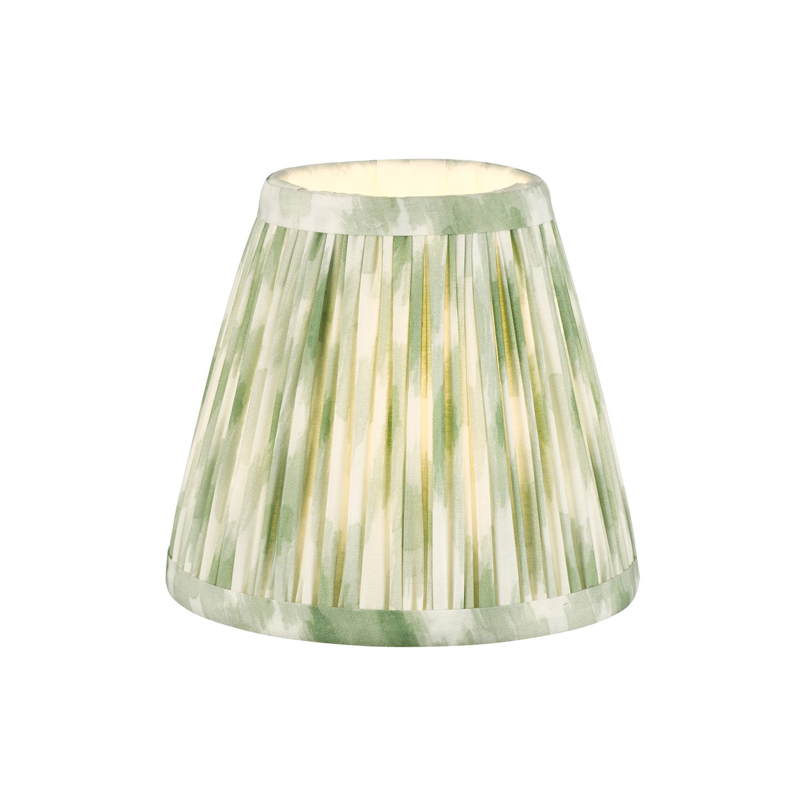 Ikat Green/ Taupe Cotton Empire Shade- Various Sizes