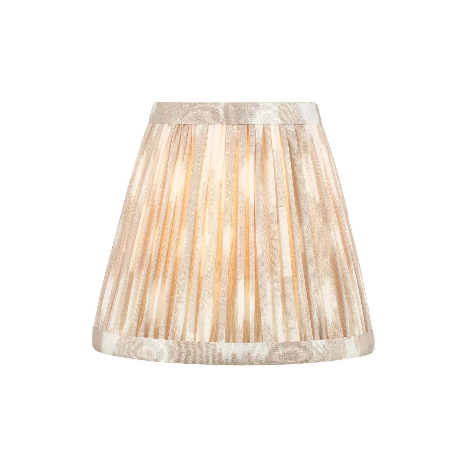Ikat Green/ Taupe Cotton Empire Shade- Various Sizes