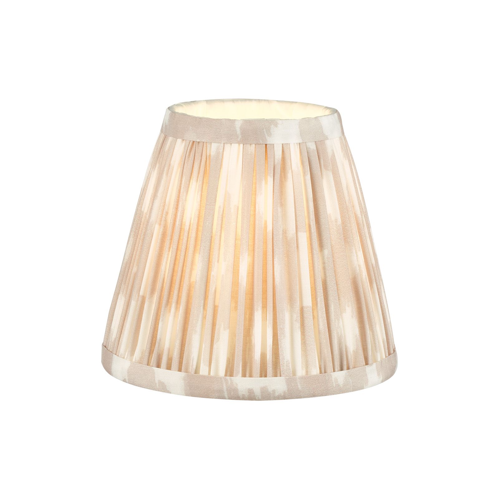 Ikat Green/ Taupe Cotton Empire Shade- Various Sizes