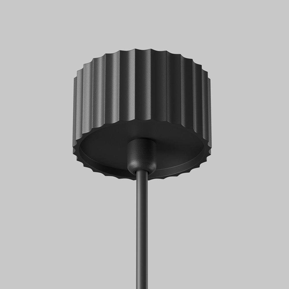 Calipso Pendant- Black/ White Finish