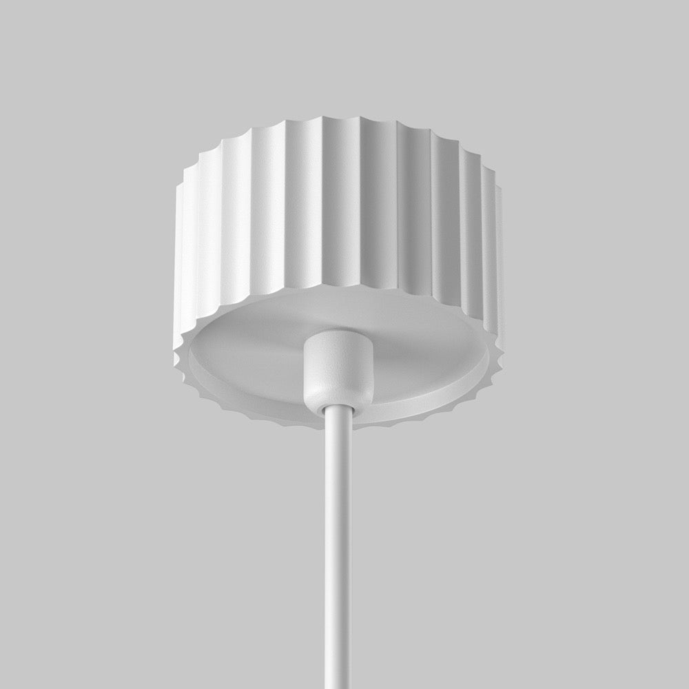 Calipso Pendant- Black/ White Finish