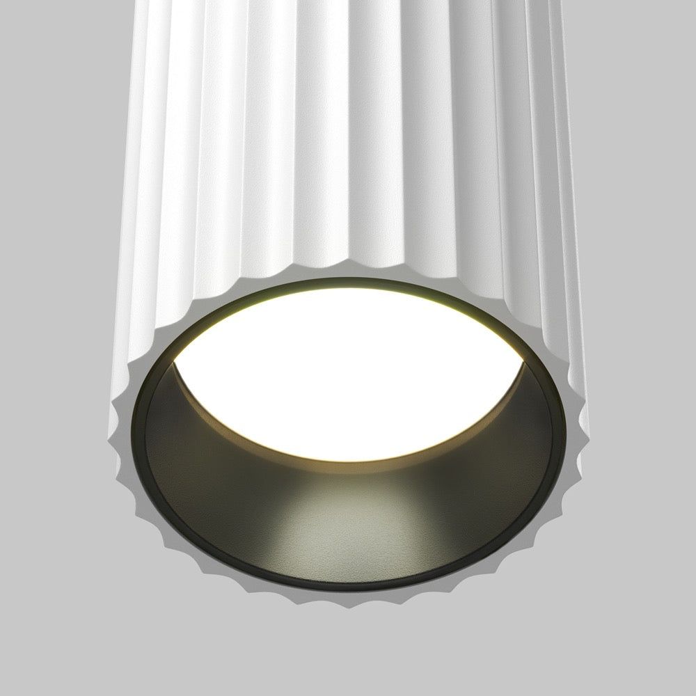 Calipso Pendant- Black/ White Finish