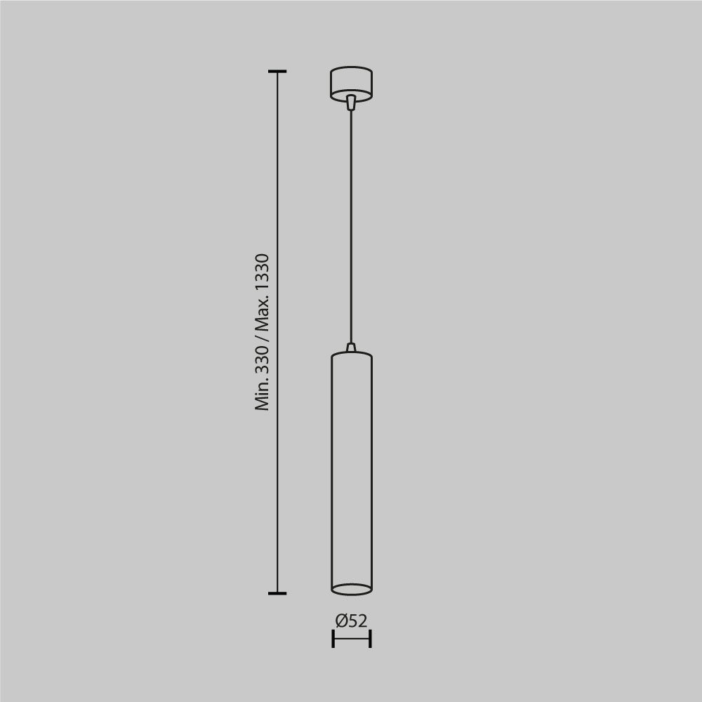 Focus LED 3000K/4000K  Pendant Light- Black/ White Finishes