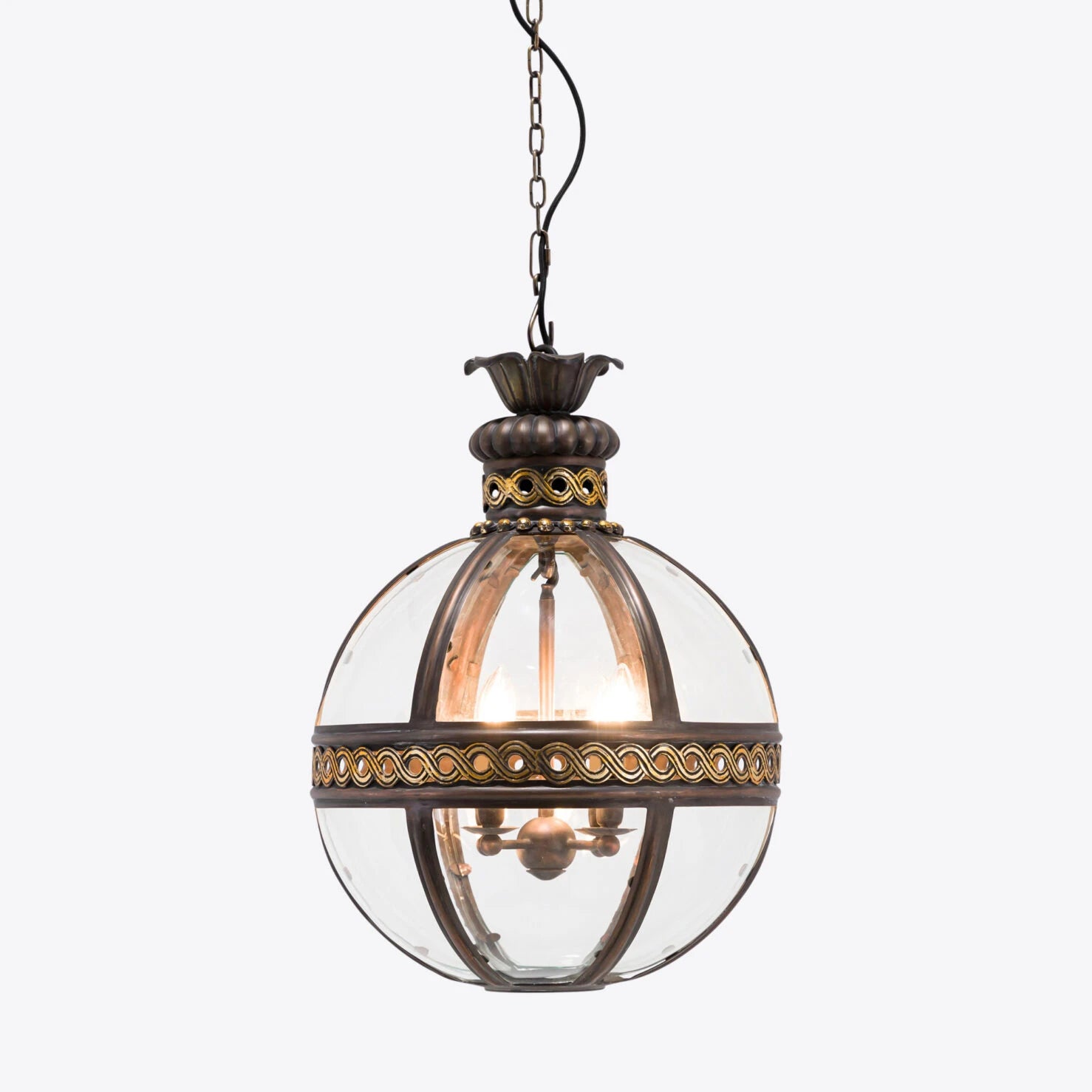Dante Hanging Globe Light- Various Sizes