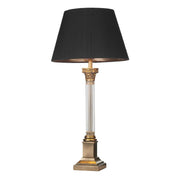 Imperial Small/Large Table Lamp Glass And Bronze Base Only B22