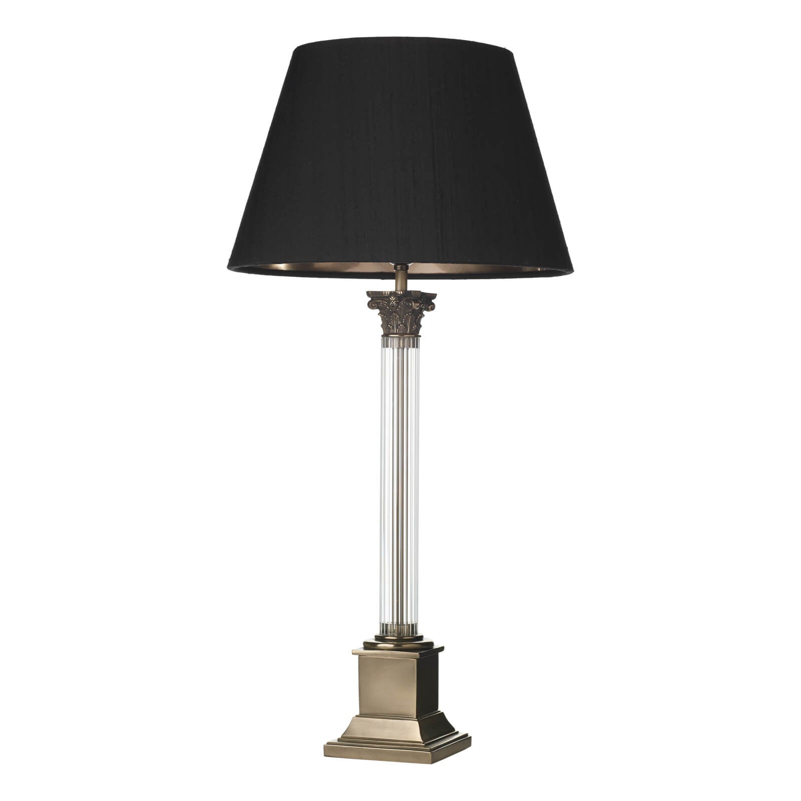 Imperial Small/Large Table Lamp Glass And Bronze Base Only B22