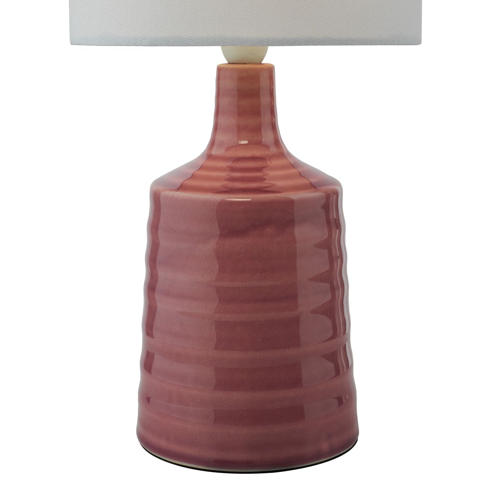 Inci Table Lamp- Pink/ Cream With Shade