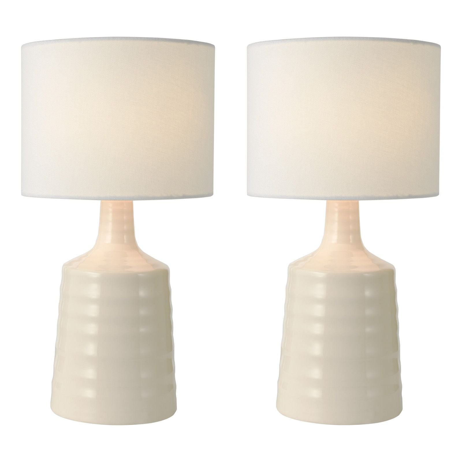 Inci Table Lamp- Pink/ Cream With Shade