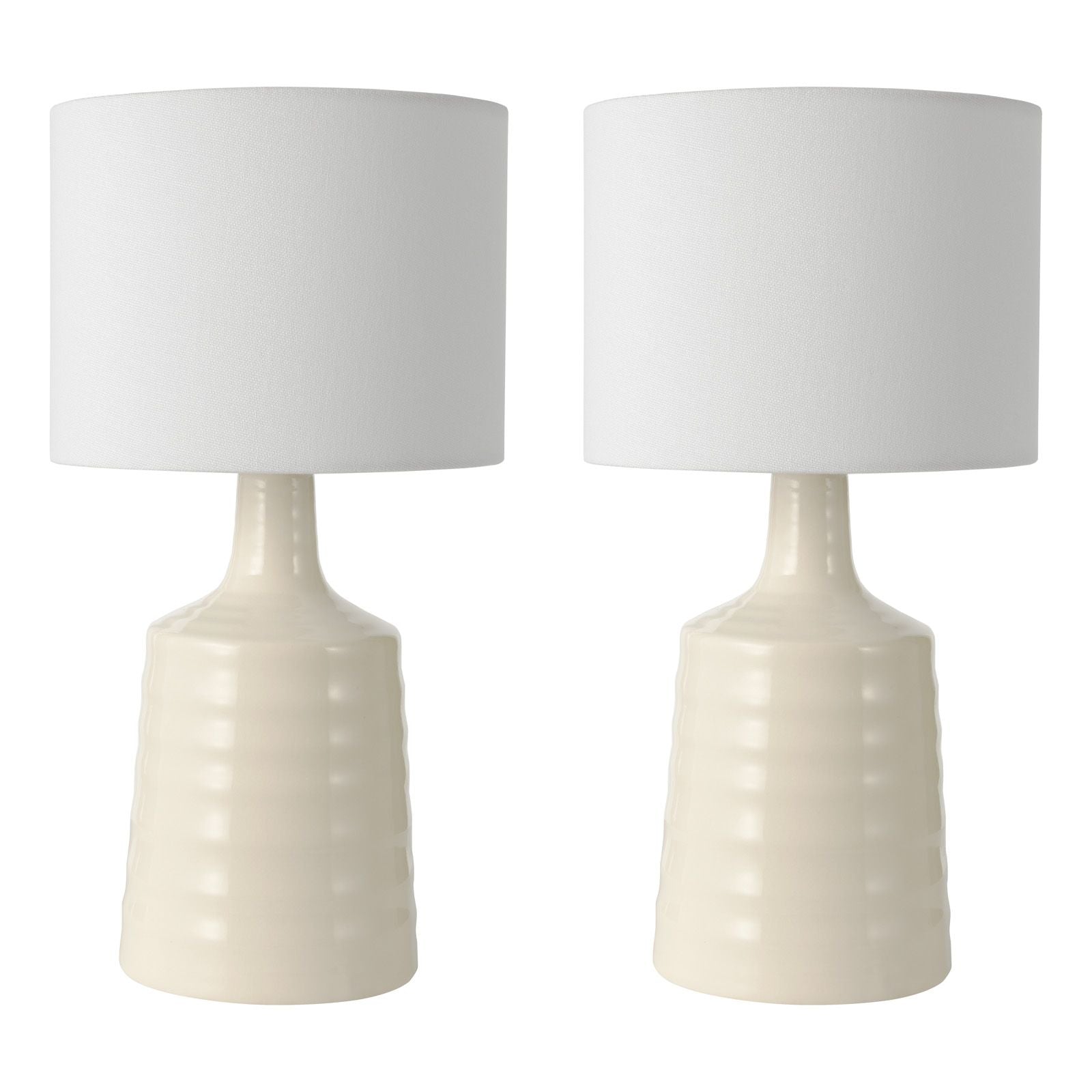 Inci Table Lamp- Pink/ Cream With Shade