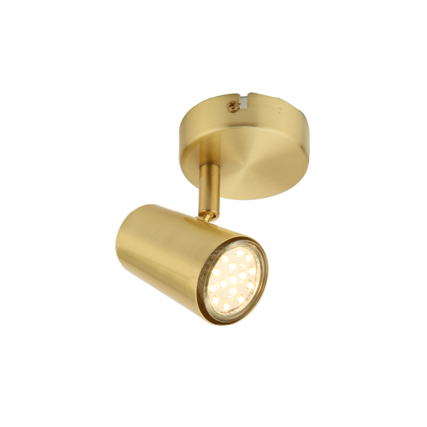 Harvey 1Lt Wall/Ceiling Spotlight - Various Colours