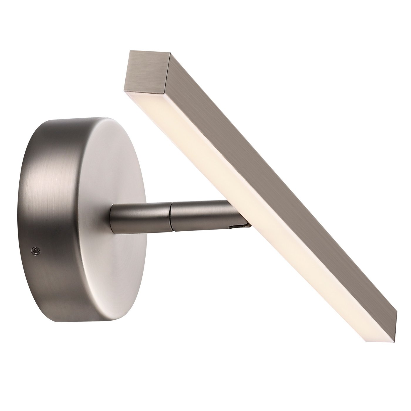 Ip S13 40/60 Wall light- Brushed steel/ White Finishes