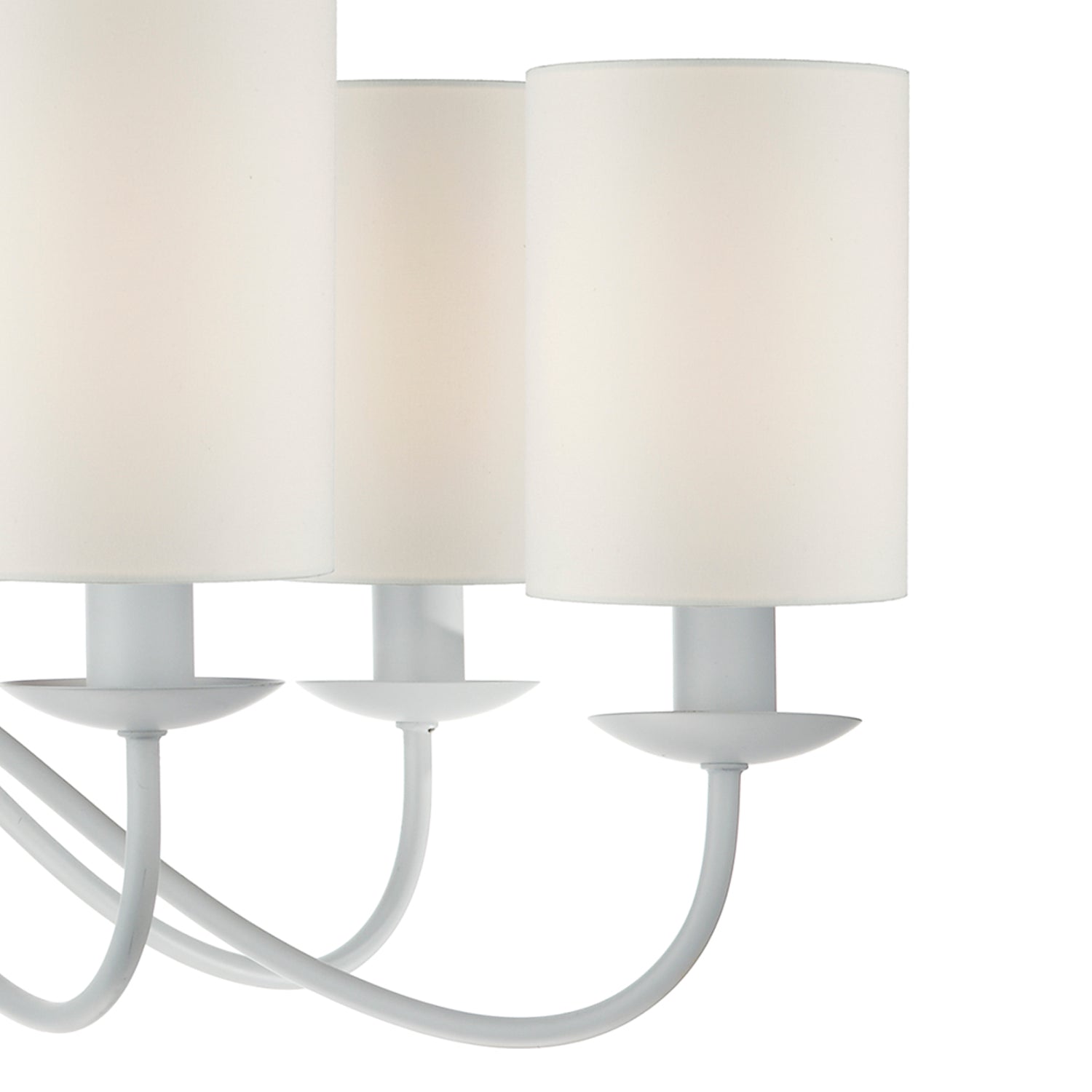 Irwin 8 Light Fitting Dual Mount White