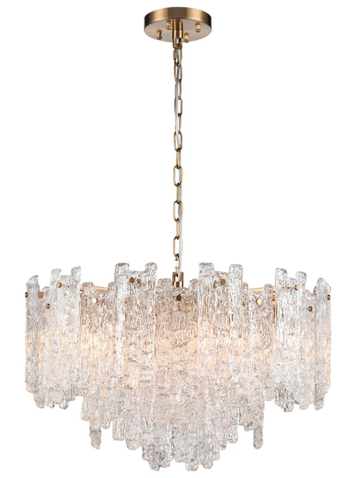 Tundra 5/10Lt Centre Ceiling Light - Aged Brass