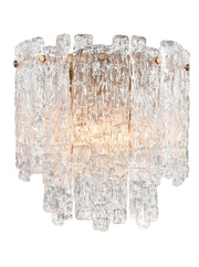 Tundra 2Lt Wall Light - Aged Brass