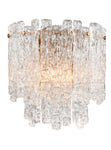 Tundra 2Lt Wall Light - Aged Brass