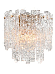 Tundra 2Lt Wall Light - Aged Brass