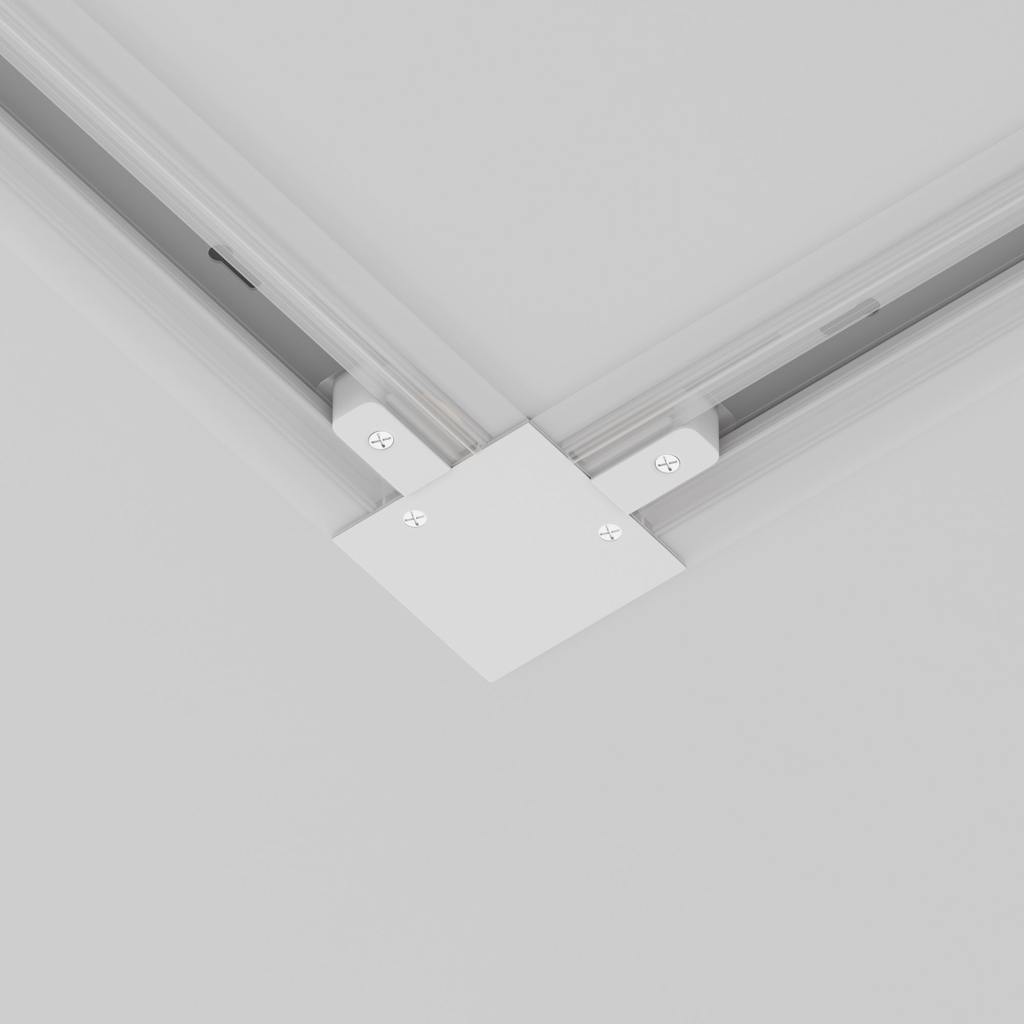 L-connector Unity recessed Components for build-in track system