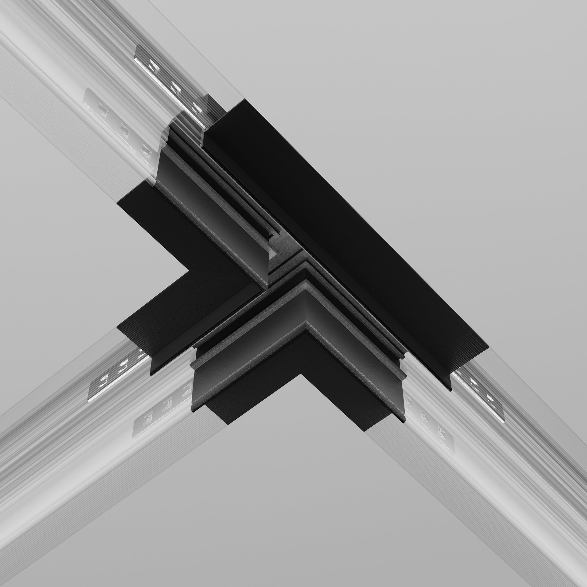 T-connector Exility recessed