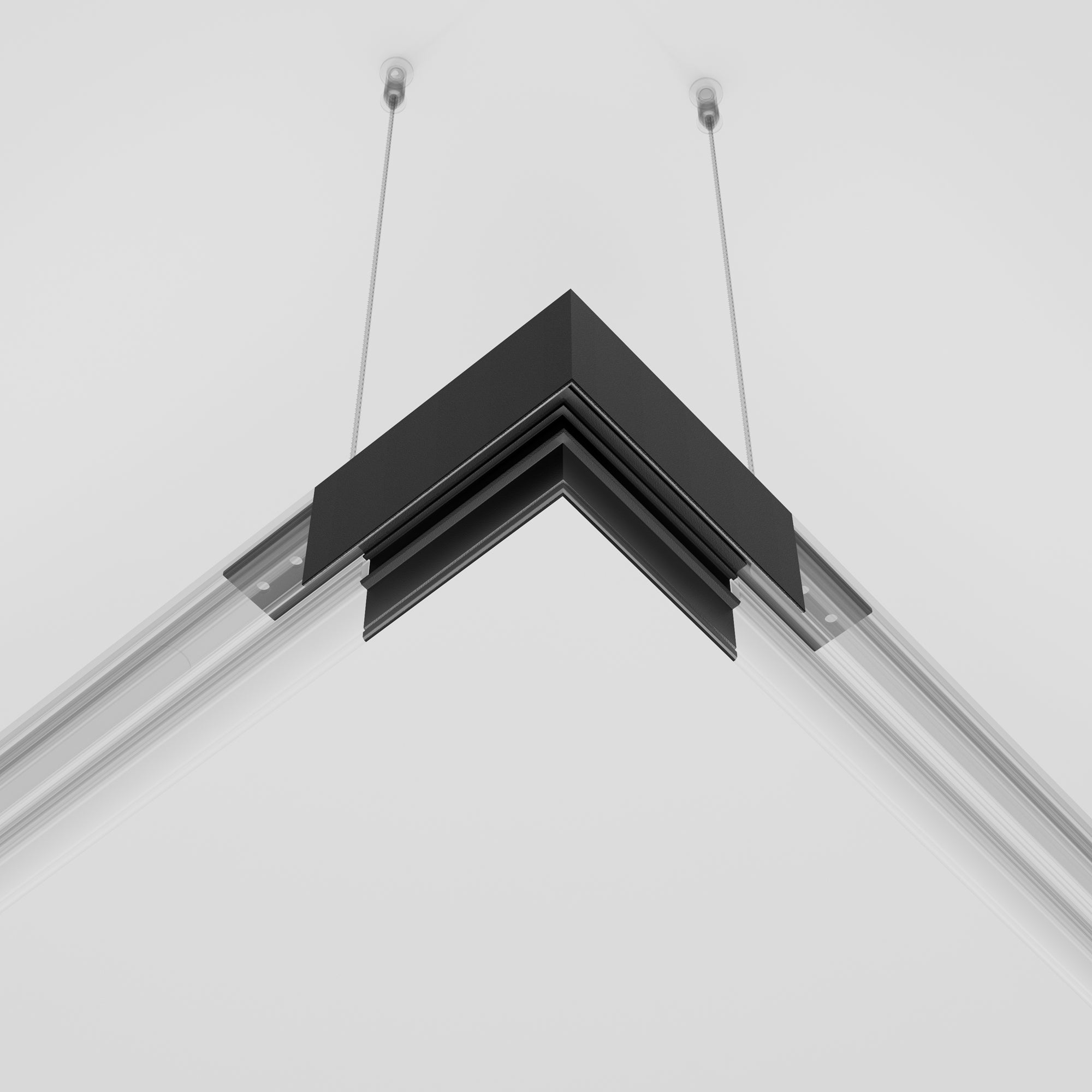 L-connector Exility surface-mounted