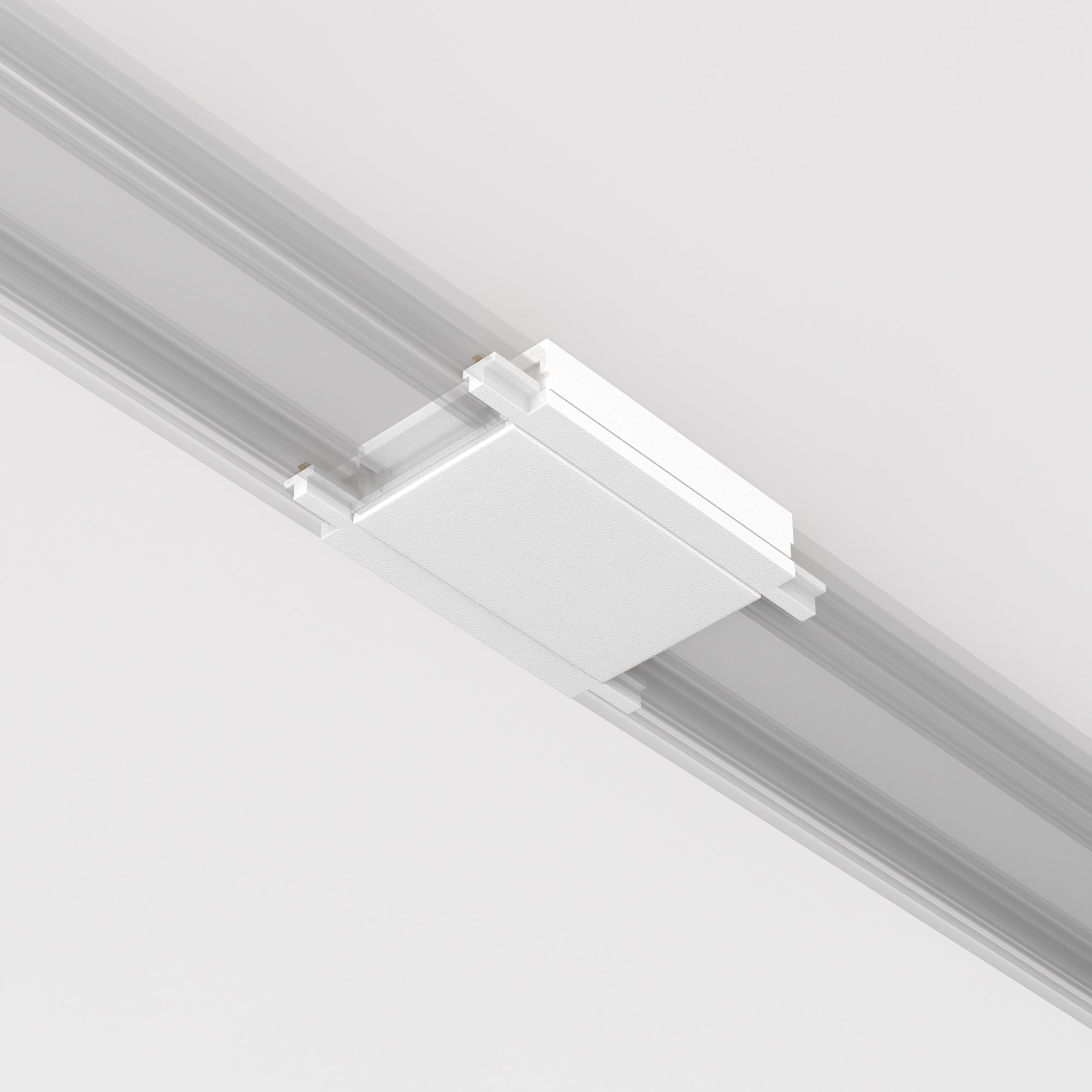 Straight power connector Radity white