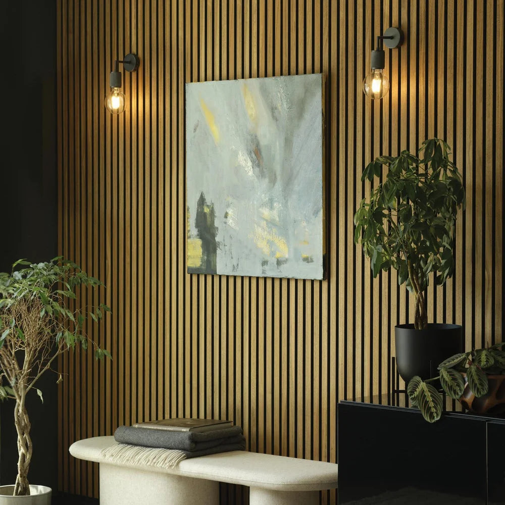 Knurled Edison Wall Light- Various Finishes