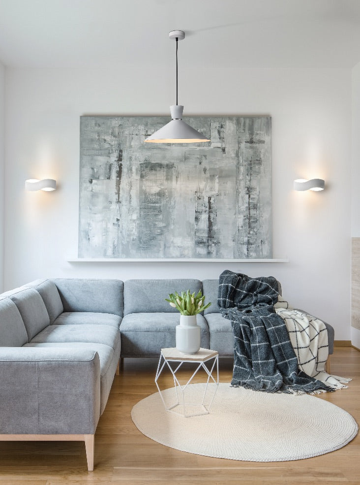 Ibiza Matt White LED Wall Light