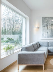 Ibiza Matt White LED Wall Light