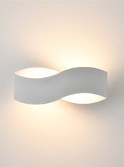 Ibiza Matt White LED Wall Light