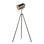 Jake Task Floor Lamp Antique Silver And Copper E27