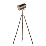 Jake Task Floor Lamp Antique Silver And Copper E27