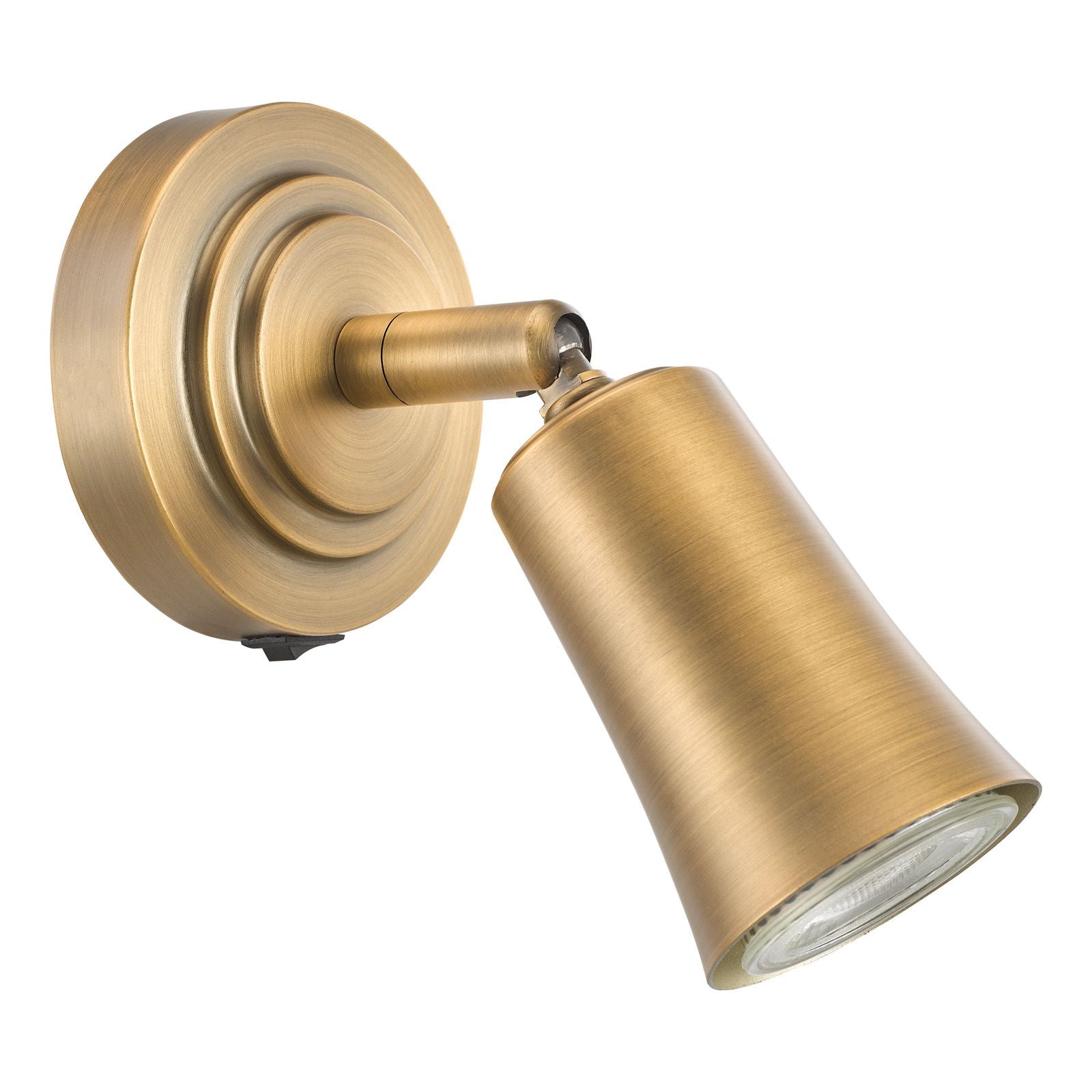 Jedrek Single Spotlight- Aged Brass