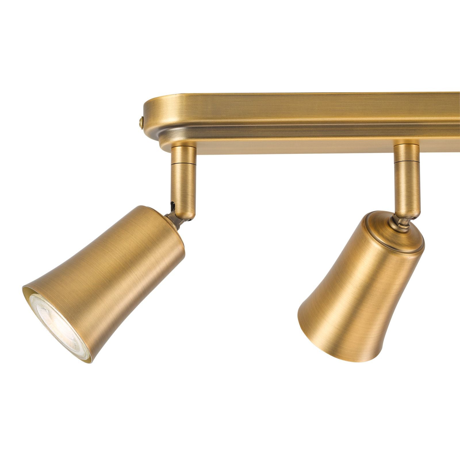 Jedrek 4 Light Bar Spotlight-Aged Brass