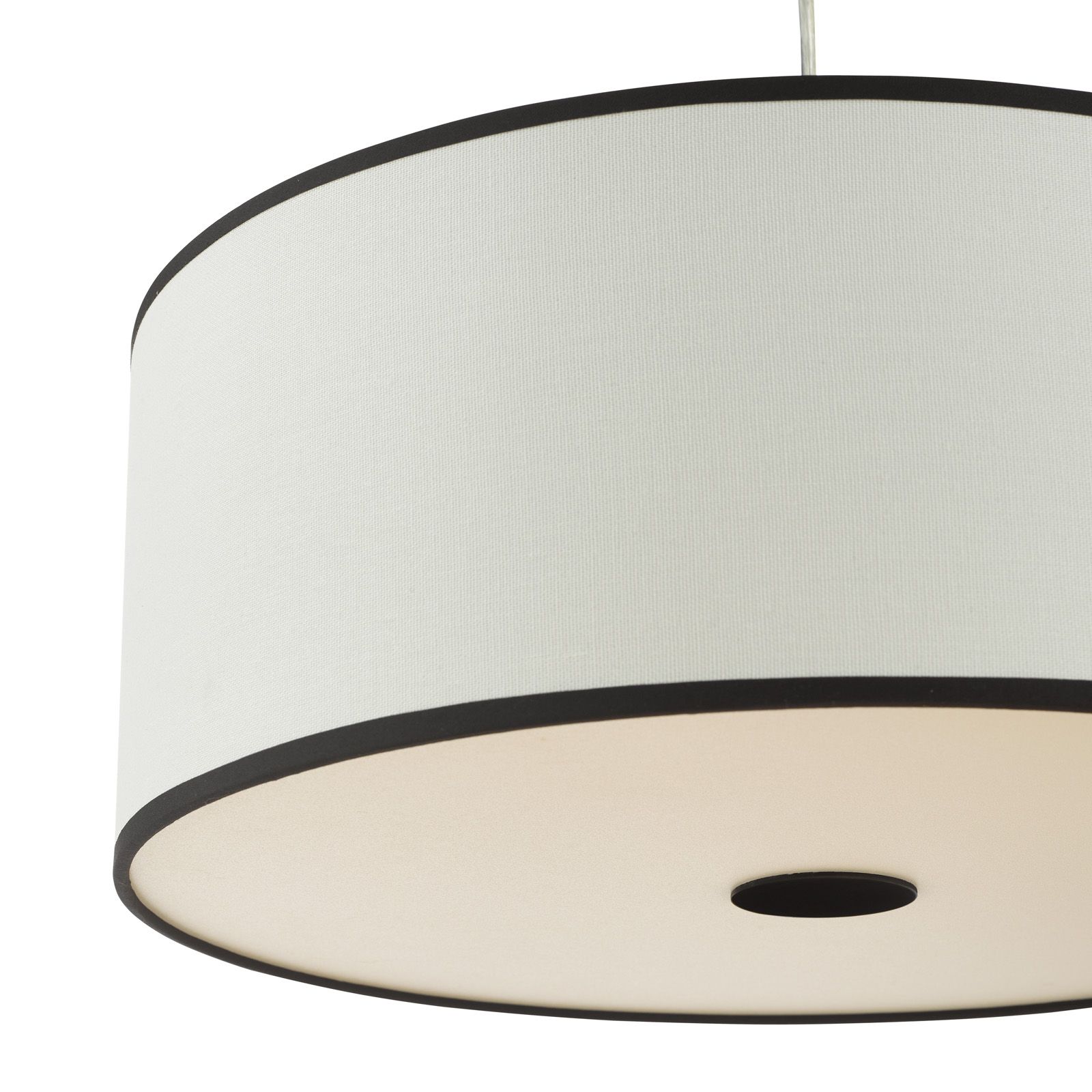 Jemima Easy Fit Pendant - White and White Frosted Acrylic With Shade