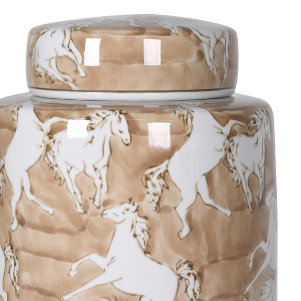 Medium Wild Horses Lidded Jar - Christmas Gift