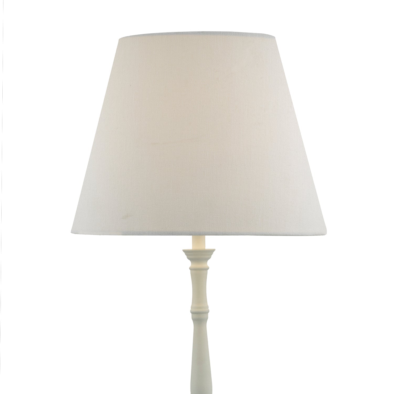 Joanna Table Lamp Matt Grey/Matt White With Shade E14
