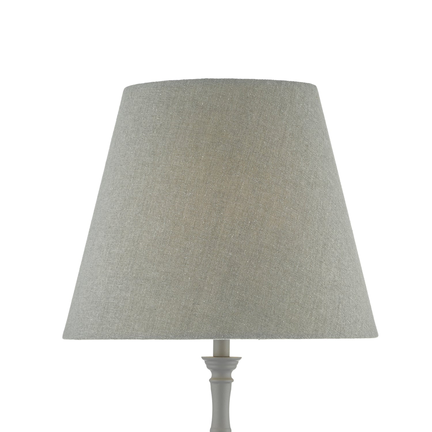 Joanna Table Lamp Matt Grey/Matt White With Shade E14