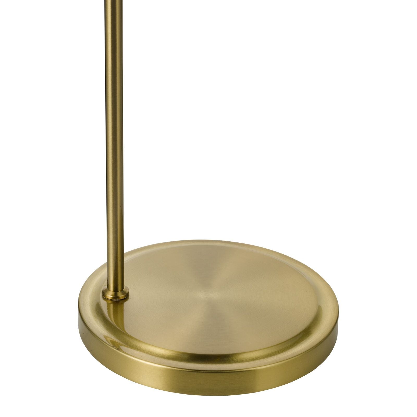 Jocelyn Floor Lamp- Natural Brass and Glass