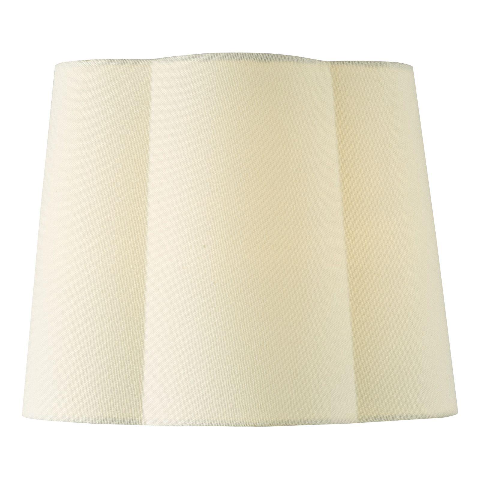 Jordana 27cm Ivory Cotton Scalloped Shade