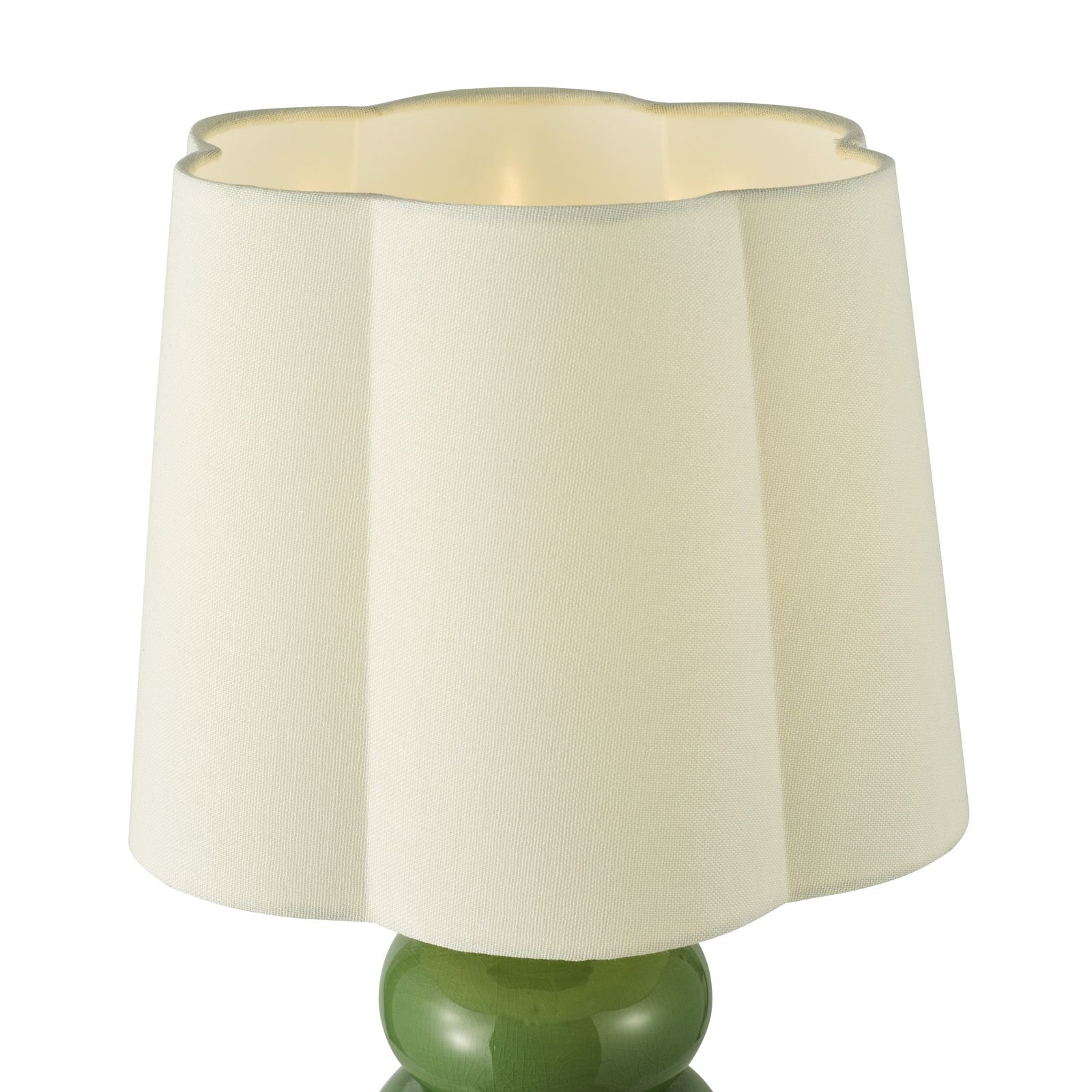 Jordana Table Lamp- Pink/Green and Polished Chrome With Shade