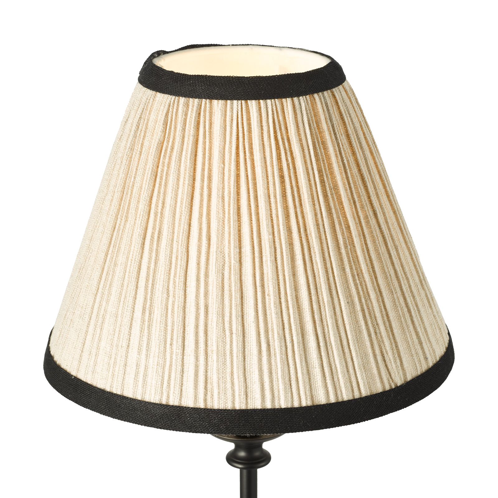 Judy Table Lamp- Satin Black/ Satin Gold With Shade