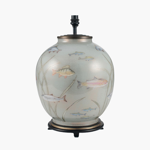 Fish Large Glass Table Lamp Base