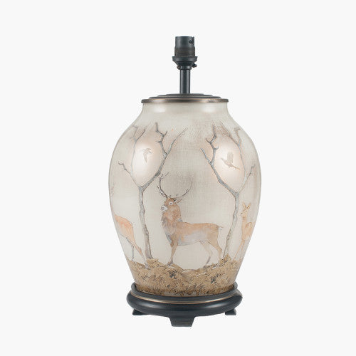 Deer Medium Glass Table Lamp Base