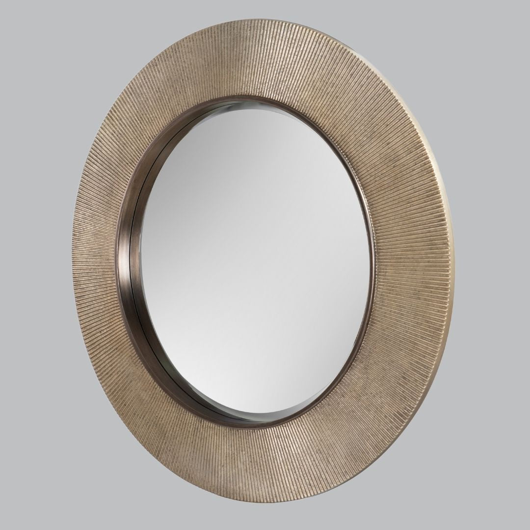 Jade Wall Mirror - Silver/Gold