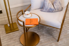 Tours Side Table Bronze - Finish