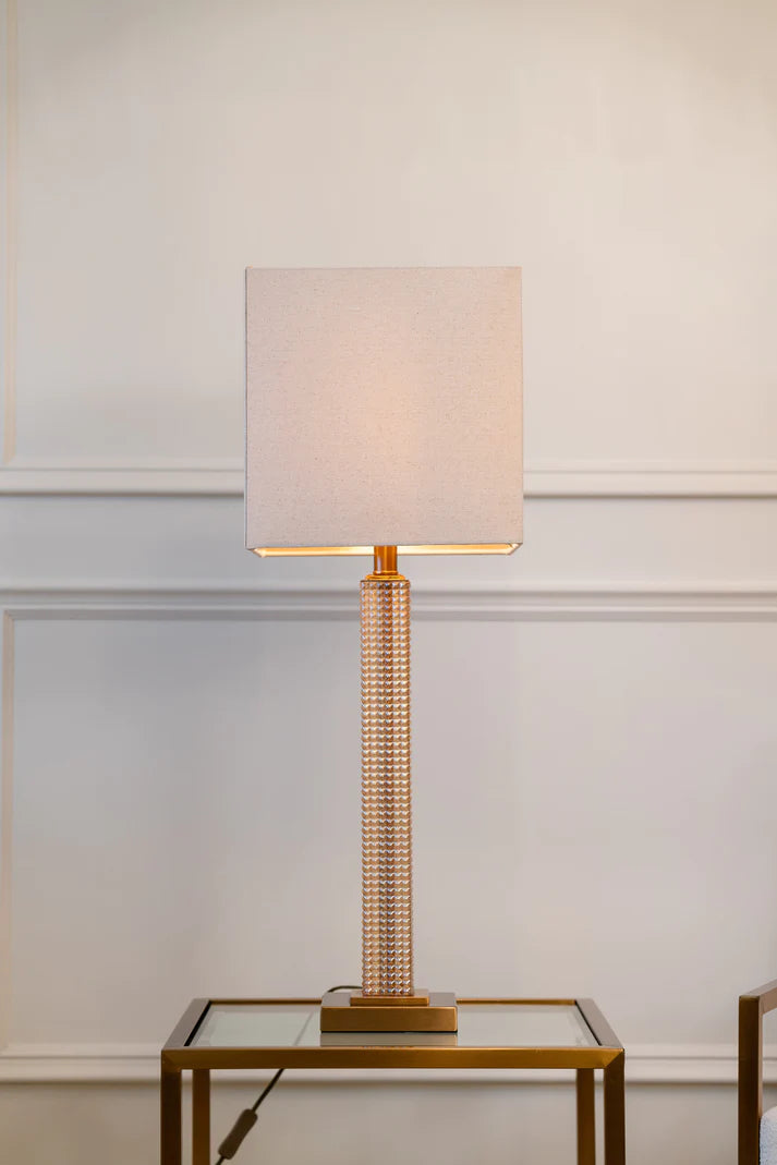 Oakley Table Lamp Gold Finish 