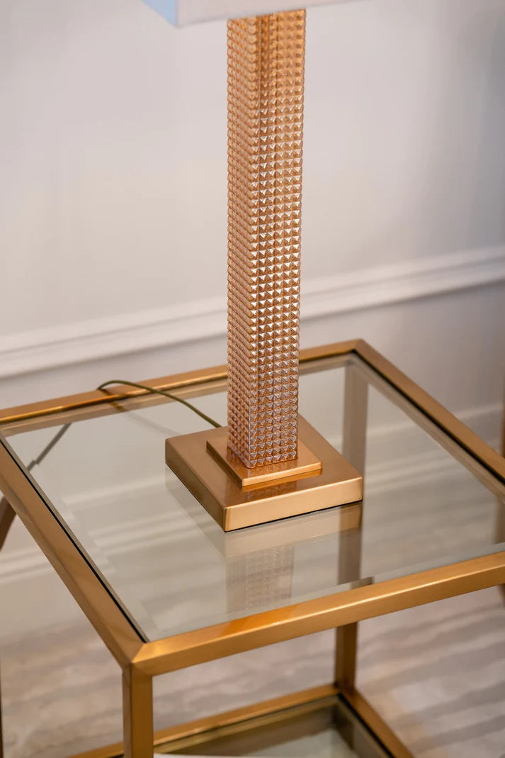 Oakley Table Lamp Gold Finish 