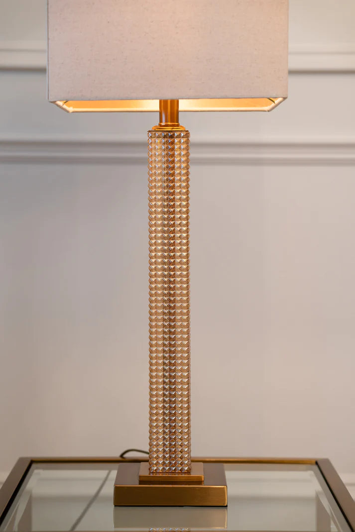 Oakley Table Lamp Gold Finish 